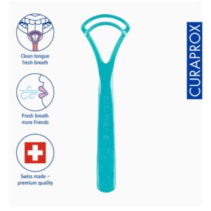 Raspador de Lengua Curaprox con 2 bordes